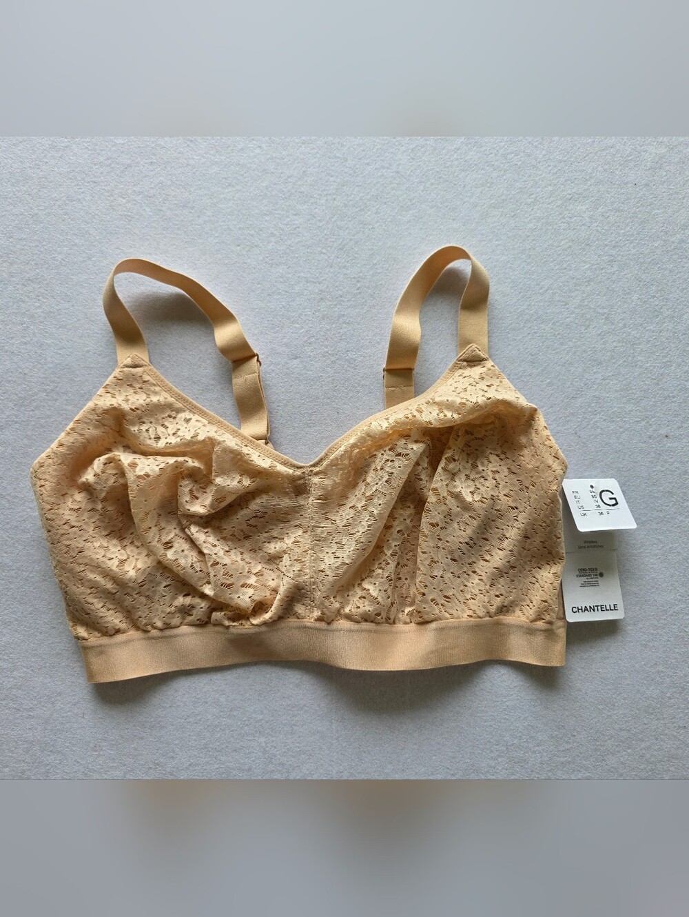 Chantelle Lace Bralette in Light Tan